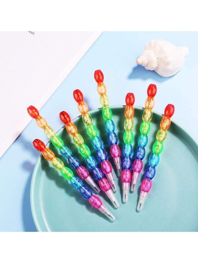 Generic 20PCS Stackable Colored Pencils for Students No Sharpening Required Novelty Stacking Design Fun and Creative Stationerys  - Image 3