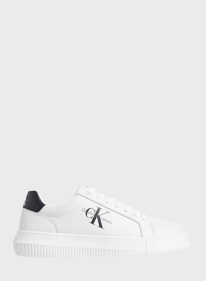 Calvin Klein Jeans Chunky Cupsole Leather Trainers