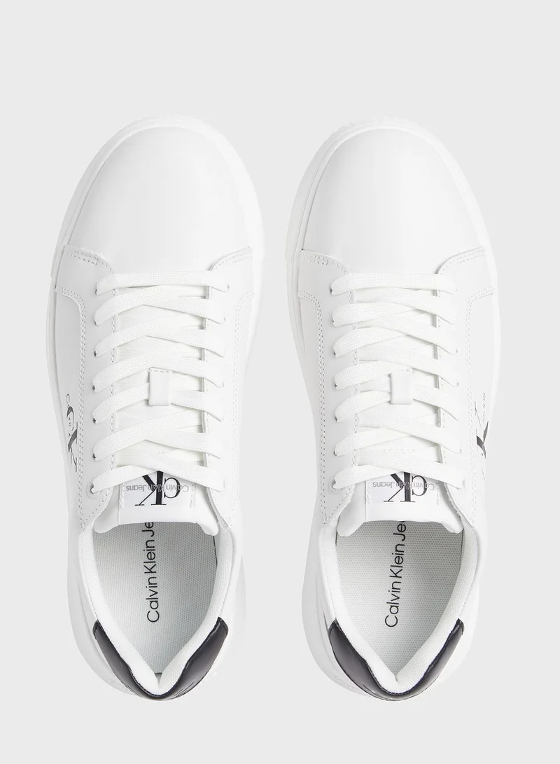 Calvin Klein Jeans Chunky Cupsole Leather Trainers