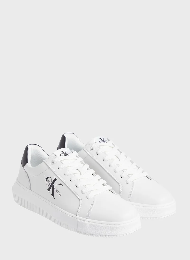 Calvin Klein Jeans Chunky Cupsole Leather Trainers