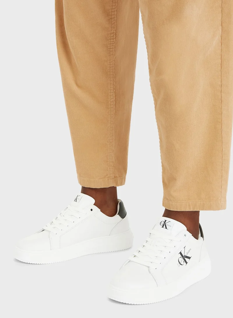 Calvin Klein Jeans Chunky Cupsole Leather Trainers