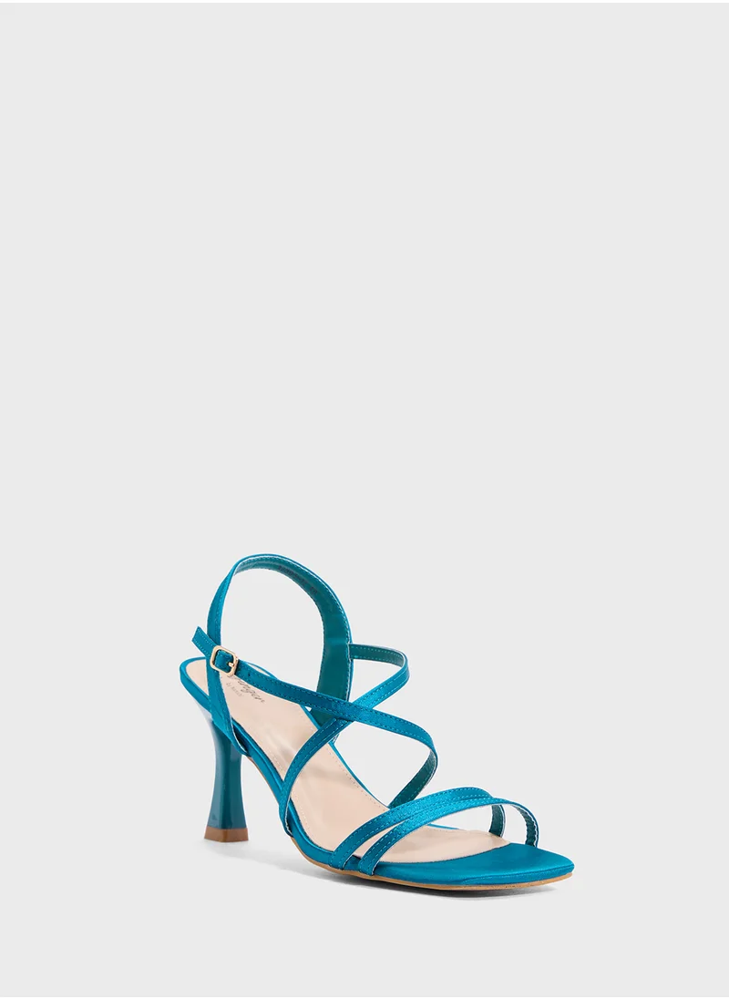 Ginger Multi Strap Heeled Sandal