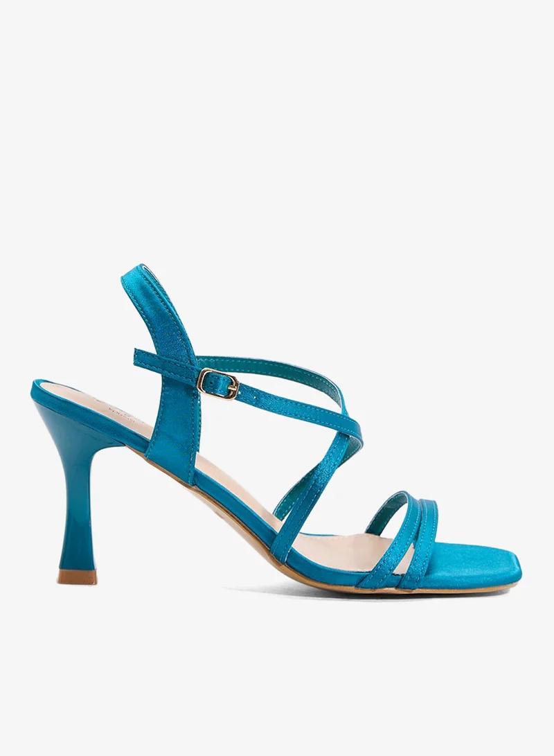 جينجر صندل بكعب متعدد الأشرطة