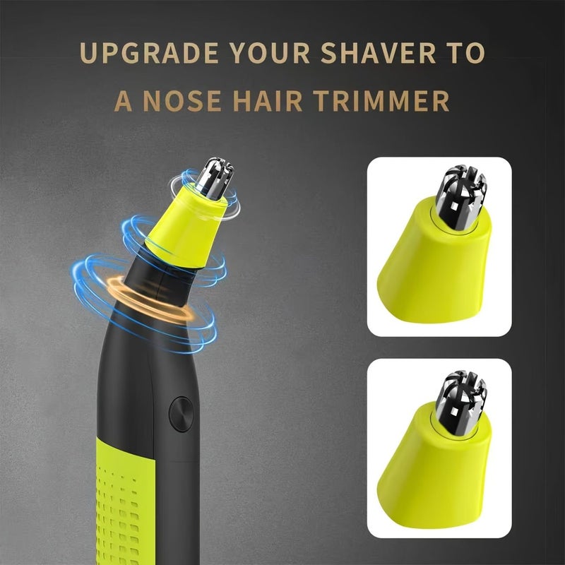 2026 Upgraded Nose Hair Trimmer Replacement Heads Compatible With O Blade QP2834 Qp2724 Qp2520 30 Qp2620 30 Green St 2 Packs Quick And Effortless Trimming Painless Hair Removal With Cleaning Brush - Image 5