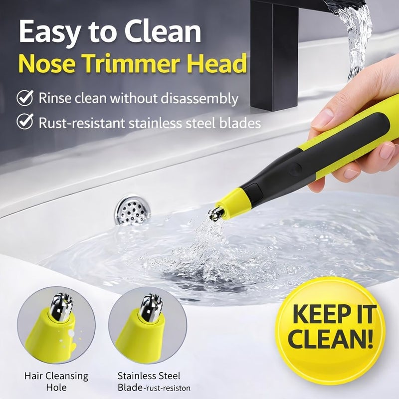 2026 Upgraded Nose Hair Trimmer Replacement Heads Compatible With O Blade QP2834 Qp2724 Qp2520 30 Qp2620 30 Green St 2 Packs Quick And Effortless Trimming Painless Hair Removal With Cleaning Brush - Image 4