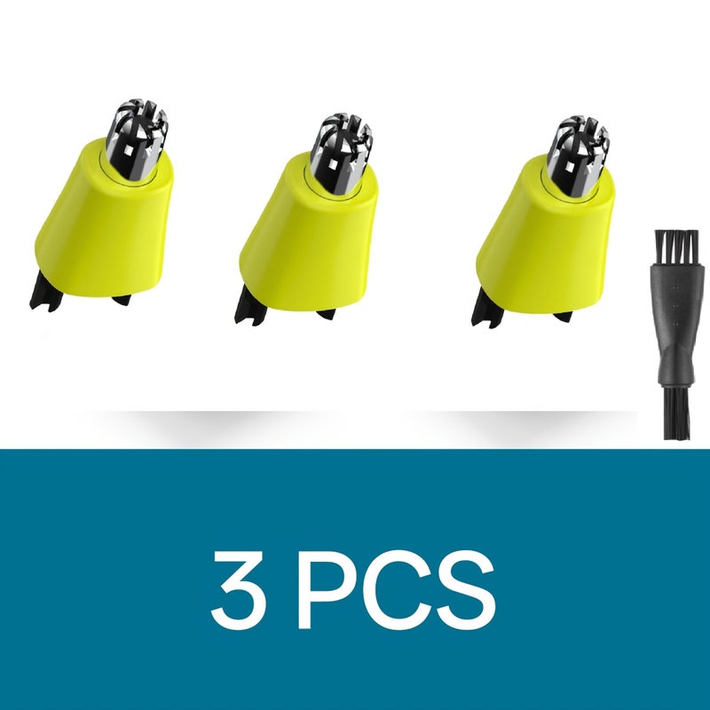 2026 Upgraded Nose Hair Trimmer Replacement Heads Compatible With O Blade QP2834 Qp2724 Qp2520 30 Qp2620 30 Green St 2 Packs Quick And Effortless Trimming Painless Hair Removal With Cleaning Brush - Image 1