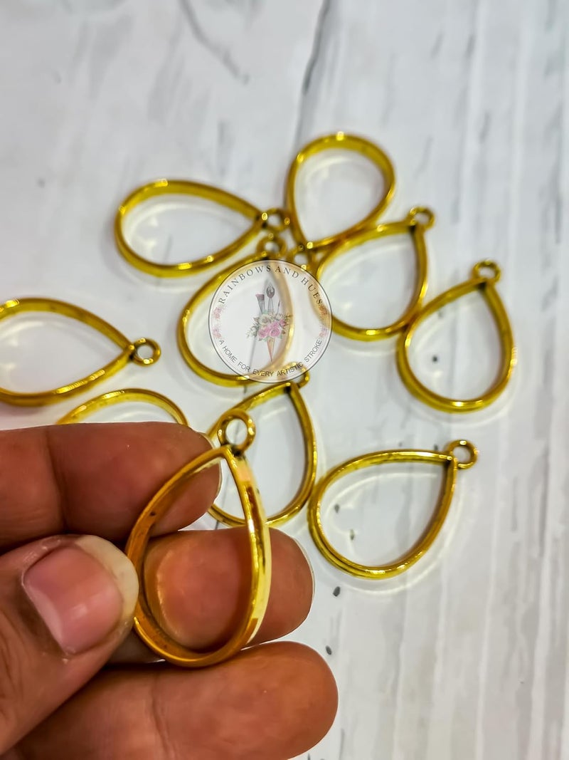 RH METAL FITTINGS, for resin arts, crafts, charms, pendent making, jewellery making,diy projects, etc. - Image 5