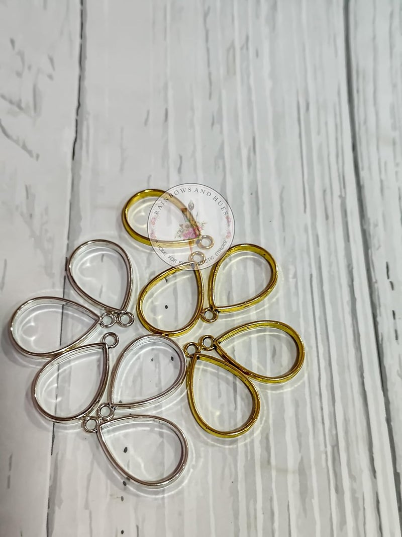 RH METAL FITTINGS, for resin arts, crafts, charms, pendent making, jewellery making,diy projects, etc. - Image 3