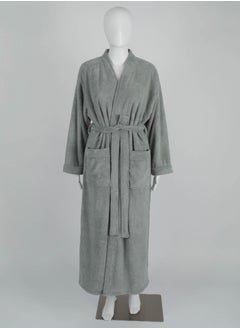 Luxury Bathrobes & Loungewear - Sophisticated Dark Grey Adult Bathrobe - High Water Absorption, Ultra-Soft, Lightweight, and Made from Finest Coral Fleece - Stylish Wide Sleeves and Long Length for Superior Relaxation - pzsku/ZB25A9CA3094E046E9257Z/45/_/1740859074/992a3b48-07b3-4a0a-b9ef-18b38a96fe7f