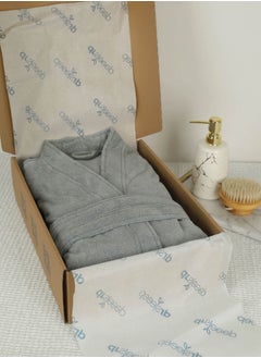 Luxury Bathrobes & Loungewear - Sophisticated Dark Grey Adult Bathrobe - High Water Absorption, Ultra-Soft, Lightweight, and Made from Finest Coral Fleece - Stylish Wide Sleeves and Long Length for Superior Relaxation - pzsku/ZB25A9CA3094E046E9257Z/45/_/1740859176/af54e004-8fb7-4ce5-ba22-f487c101a2c1