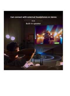 AROAQ Mini Projector Home Theater Media Player LED Mobile Video Cinema Wired Same Screen Projector For Iphone Android  - Image 4