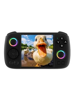 ANBERNIC  ANBERNIC RG Cube Retro Handheld Game Console 64bit Android 13 Unisoc T820 3.95 Inch IPS Screen Hall Joystick RGB lighting effect (Black)  - Image 2