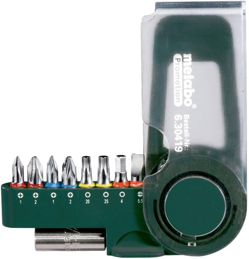 Metabo مجموعة ميتابو بيت بوكس الترويجية من 9 قطع