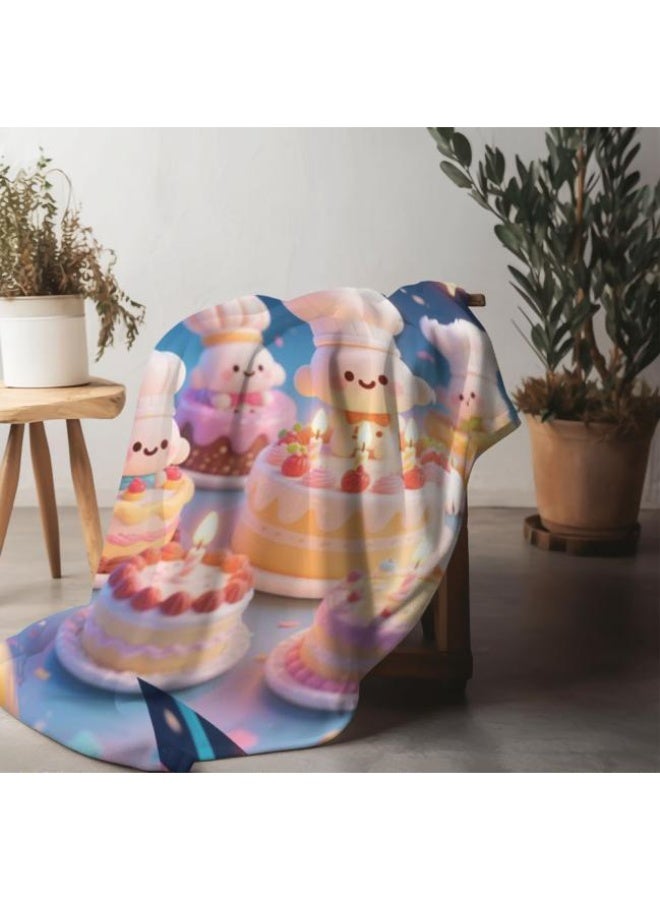 general Wisdom Fairy (latest) flannel thin blanket (warm and comfortable, suitable for sleep, game use, dust and sandproof) 150cm*200cm - 48 - Image 3