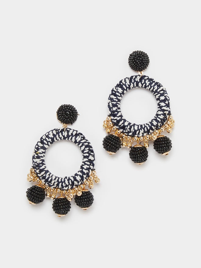 Styli Styli Pompom Round Earrings  - Image 1