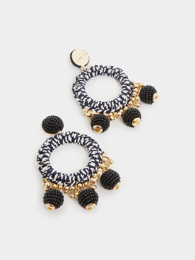 Styli Styli Pompom Round Earrings  - Image 3