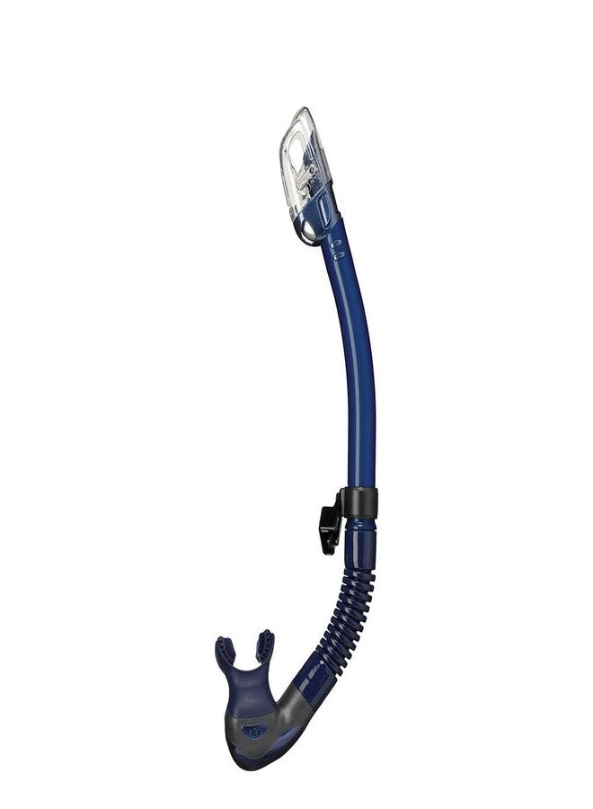 TUSA SP-0101 Hyperdry Elite II Scuba Diving Snorkel, Indigo Blue - Image 1
