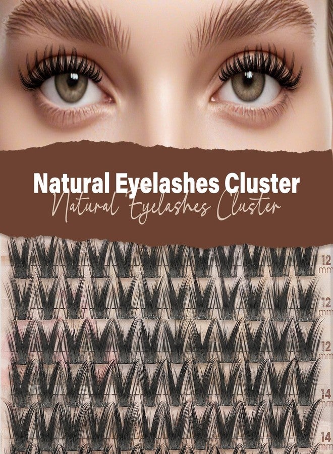 JMS&JMS 144Pcs Lash Clusters Lash Extension C Curl Manga Wispy Eyelash Clusters Natural Volume Eyelash Extensions Individual Lashes DIY for Beginner (8-18MIX) - Image 4