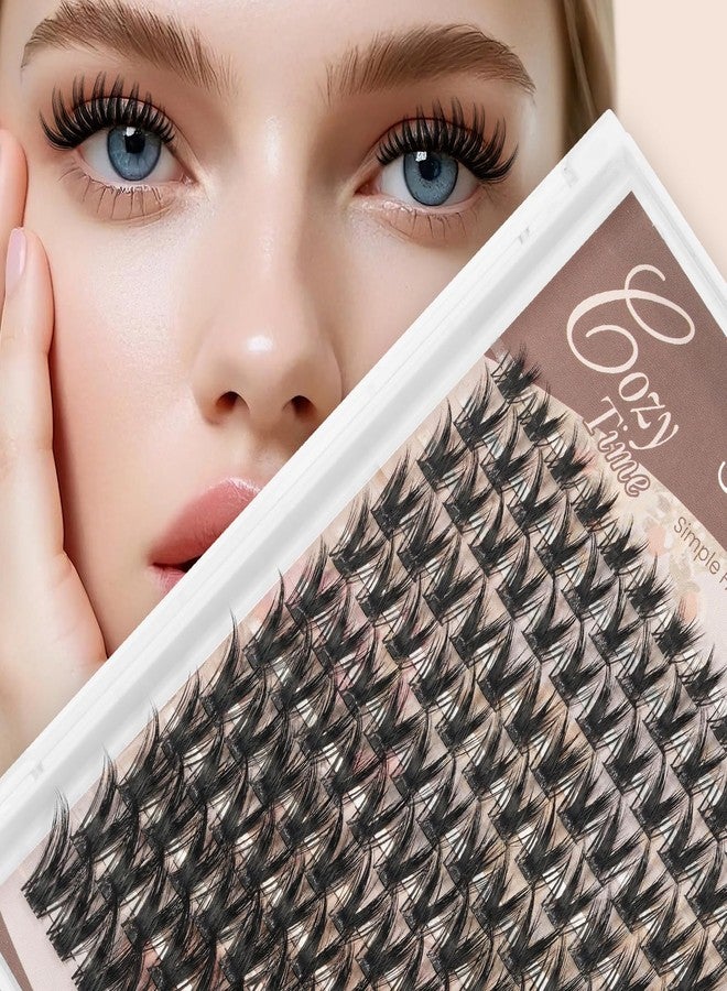 JMS&JMS 144Pcs Lash Clusters Lash Extension C Curl Manga Wispy Eyelash Clusters Natural Volume Eyelash Extensions Individual Lashes DIY for Beginner (8-18MIX) - Image 1