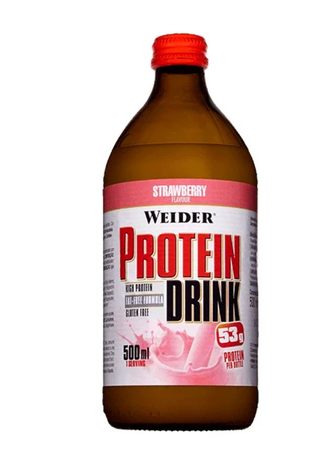 Weider Protein Drink 500ml Strawberry – Pack of 12 - Image 3