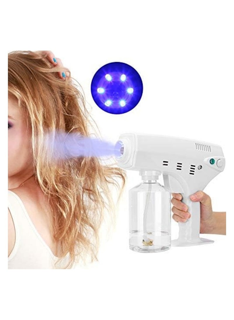 عام **مسدس ترطيب بالجيل للشعر، رذاذ نانوي لشامبو الشحن اللاسلكي عبر USB - أداة عناية بالشعر لمعالجات التصفيف والتلوين في الصالونات.** - Image 1