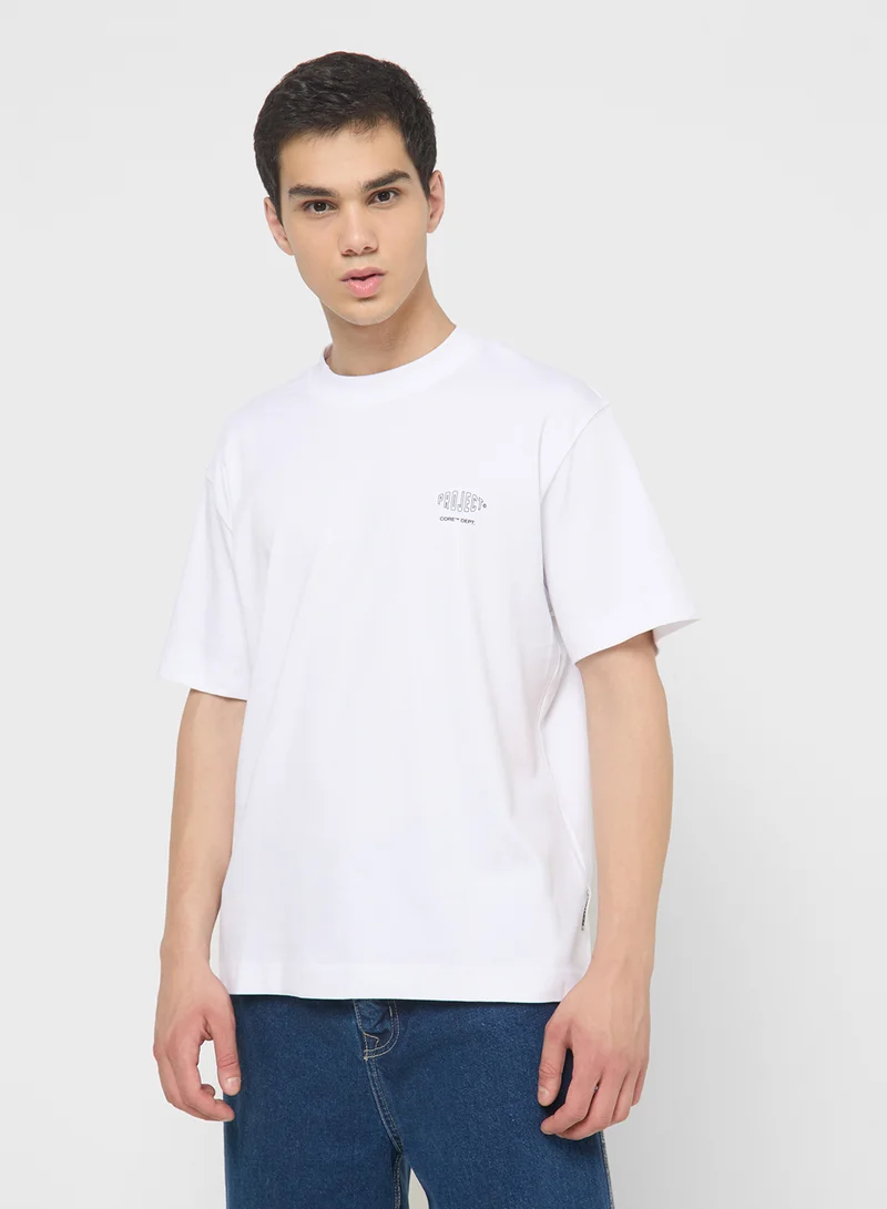 JACK & JONES Jcoconcrete Crew Neck T-Shirt