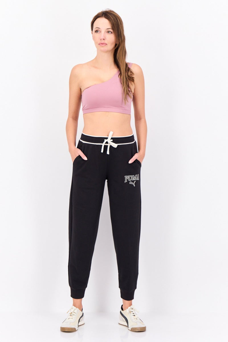 PUMA سروال رياضي خارجي مريح للنساء، أسود - Image 4