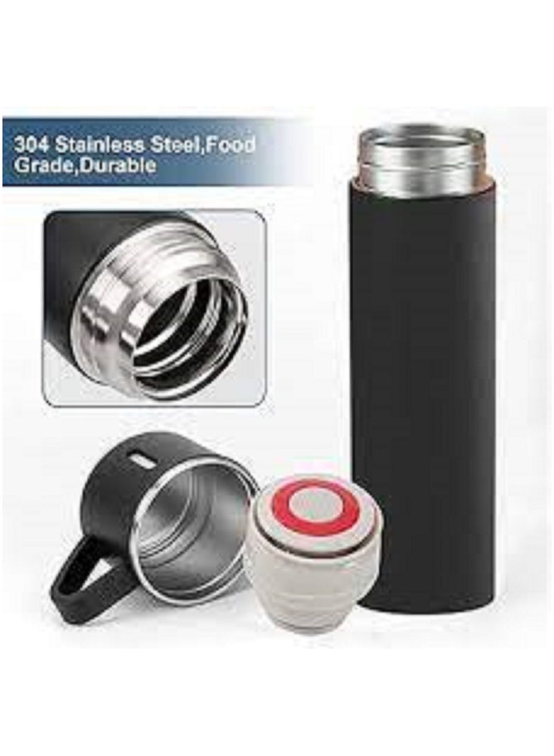 Stainless Steel Vacuum Flask Set with 3 Cups - Image 4