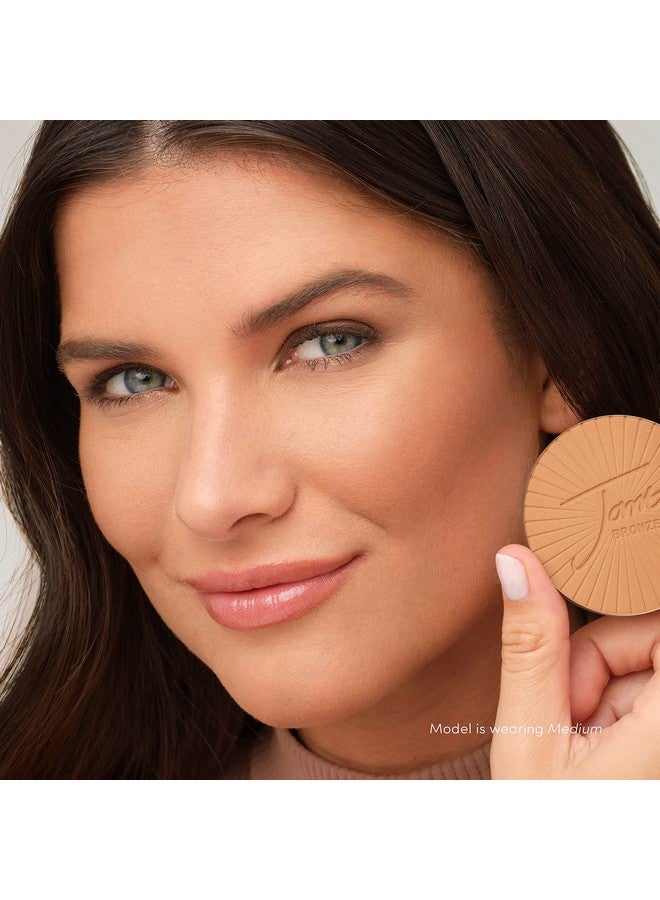 Jane Iredale بوربروزن برونزر مات - بودرة برونز قابلة للبناء مع تغطية قابلة للتعديل، خفيفة الوزن وقابلة للتنفس، خالية من القسوة، 3 درجات طبيعية - Image 3