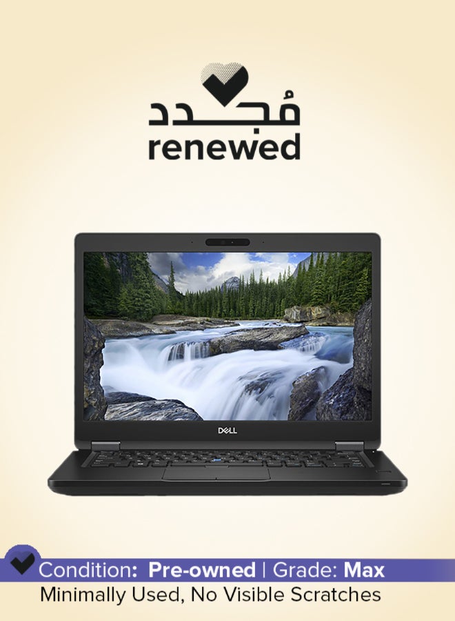 ديل تم تجديده - كمبيوتر محمول Latitude 5490 بشاشة مقاس 14 بوصة، ومعالج Intel Core i5/الجيل الثامن/ذاكرة وصول عشوائي سعتها 8 جيجابايت/محرك أقراص SSD سعة 256 جيجابايت/بطاقة رسومات Intel UHD 620 - Image 1