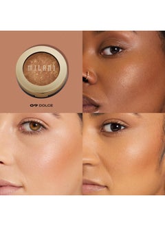 MILANI Baked Bronzer Dolce Cruelty Free Shimmer Bronzing Powder To Use For Contour Makeup Highlighters Makeup Bronzer Makeup 0.25 Ounce  - Image 3