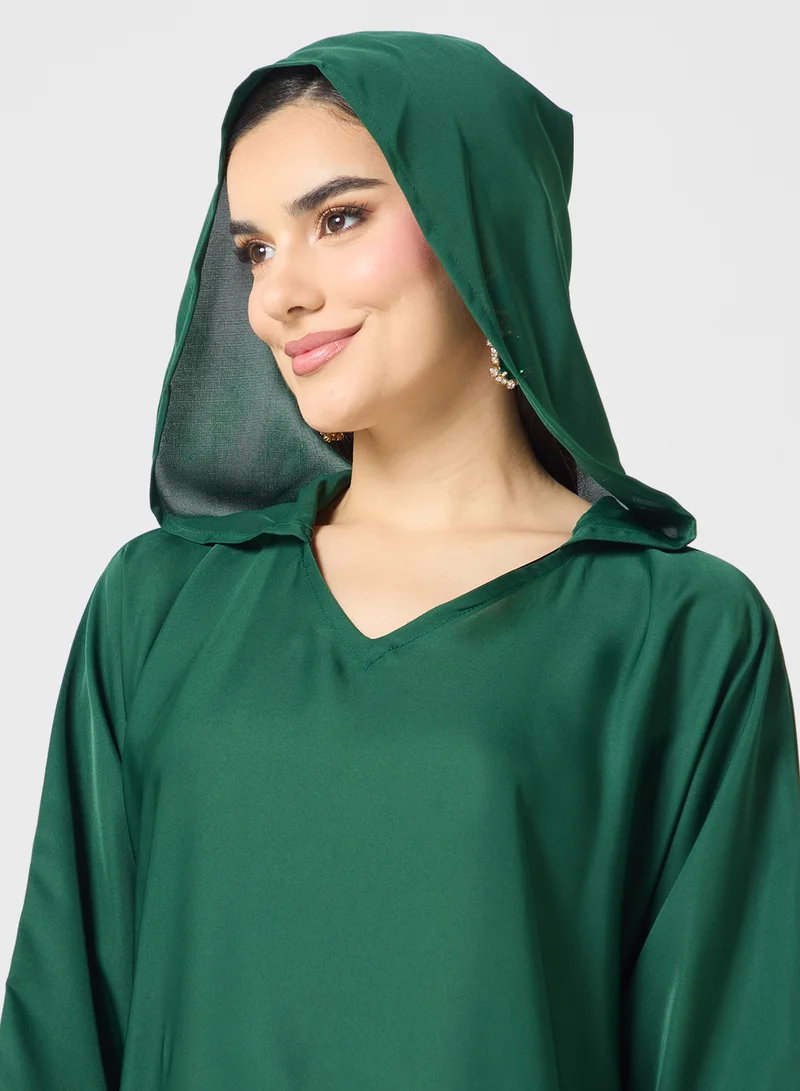 ARABIAN CLOSET Hooded Abaya