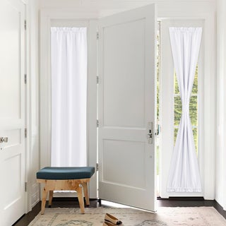 PONY DANCE Side Door Window Curtains - Front Door Curtains for Small Window  Privacy Door Shades for Sidelight Curtains  Thermal Insulated Door Side Window Covering  W12 X L72  White  1 Panel - pzsku/ZB25B598E1336FE935CD1Z/45/1749651014/74c3df0a-a514-4799-8472-85372833f8d7
