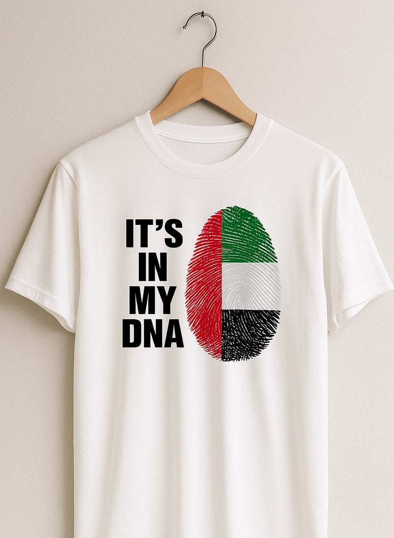 UAE Flag Fingerprint T-Shirt – It’s in My DNA  National Pride Tee for Men - Image 2