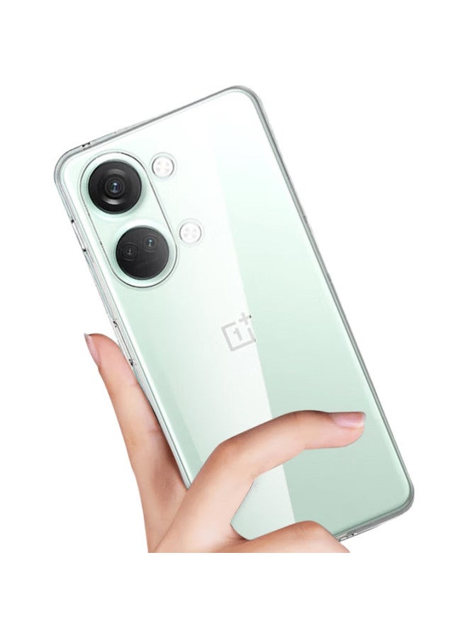 Koolife Compatible With Oneplus Ace2V Phone Case, Protective Cover For Oneplus Ace2V, Transparent Soft Shell, Gaming Camera Full Protection, Simple Skin-Friendly, Fingerprint-Resistant Outer Back Case - Image 2