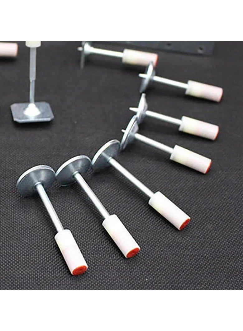 200PCS Steel Nail Gun for Concrete, 7.3 mm Mini Manual Steel Nail Gun Wall Fastening Rivet Tool Hand-Steel Nail Concrete Wall Fastening Cable Duct Fixing Device  - Image 4