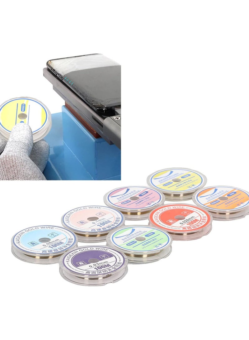 GGOOT 8PCS LCD Screen Separation Wire LCD Screen Separator Split Cutting Wire for Tablet Computer  - Image 2