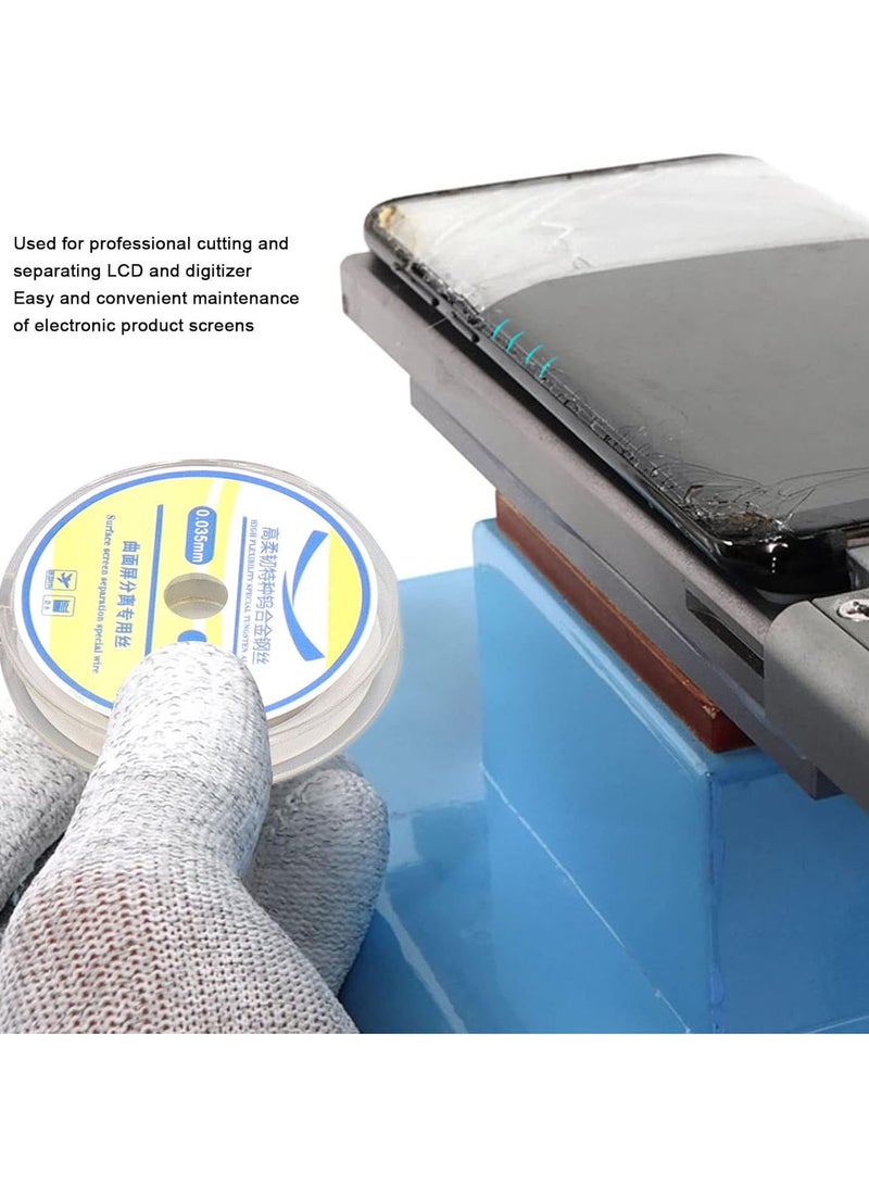 GGOOT 8PCS LCD Screen Separation Wire LCD Screen Separator Split Cutting Wire for Tablet Computer  - Image 4