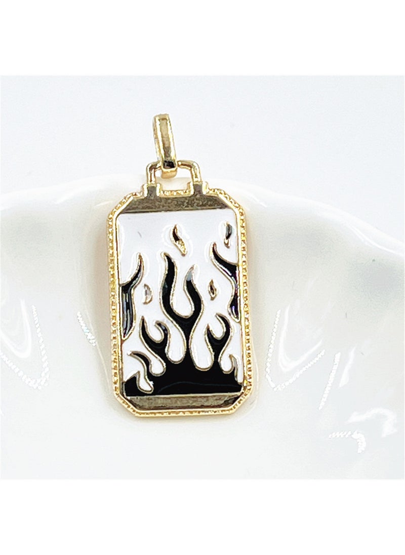 Generic Tarot Hand-Palm Pendant with Enamel Finish DMK424G-C2 
