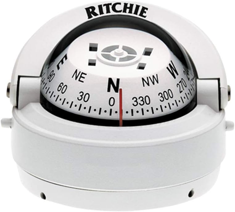 Ritchie 'Compass, Surface Mount, 2.75'' Dial, Wht.' - Image 1