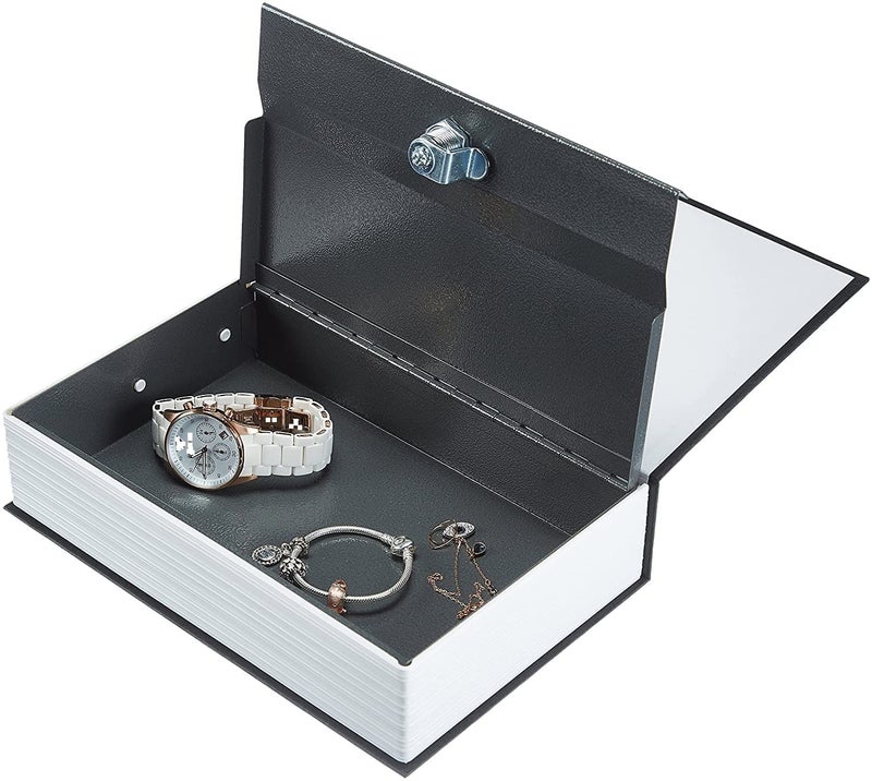 SEVEN SPACE SEVENSPACE Cash Box Book Locker Safe Stainless Steel Dictionary Type Vault Box With 2 Keys Standard Size Multi Color - Image 2