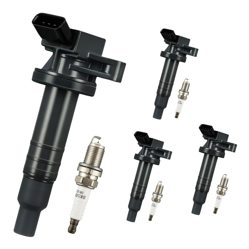 KAX 8-Pack Ignition Coils and Spark Plug Set Fit for Nissan 2017-2023 TITAN, 2016-2023 TITAN XD 5.6L V8, 2018-2021 NV3500 5.6L V8, 2018-2021 NV2500 5.6L V8, UF812,UF813 - Image 2