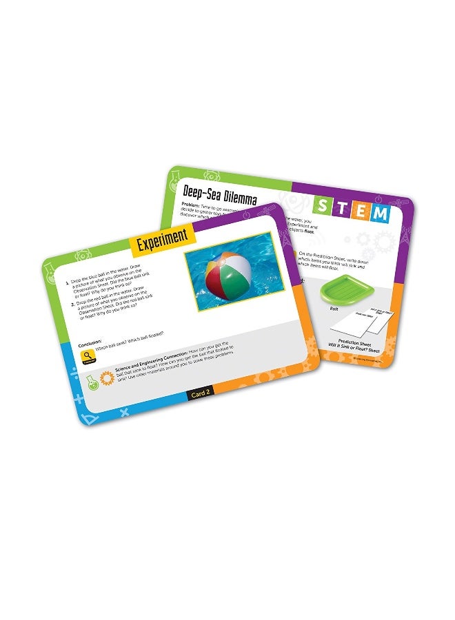 Learning Resources Stem Sink Or Float Activity Set (31-Piece, 1Lab Tank & Cards, Ages 5+) - Image 3