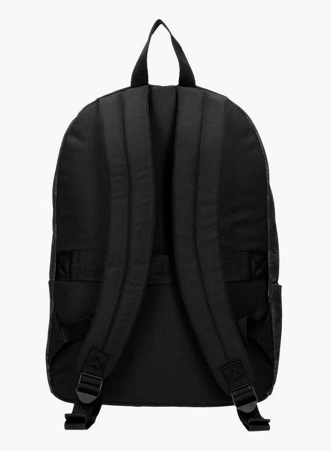 Reebok  Logo Print School Backpack With Adjustable Straps And Zip Closure - 38X19X43 Cm  | Best Price UAE