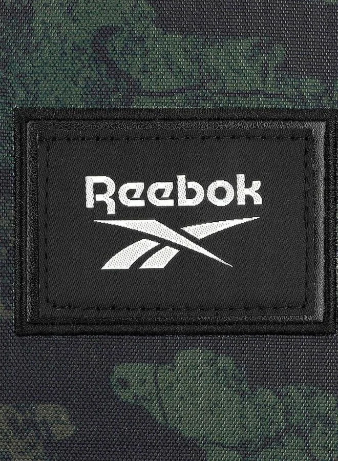 Reebok  Logo Print School Backpack With Adjustable Straps And Zip Closure - 38X19X43 Cm  | Best Price UAE