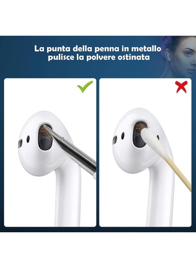 NAKXUS 3 in 1 Earbud Cleaning Pen Brush Tool for Airpods Case Multi-Function Kit - Image 4