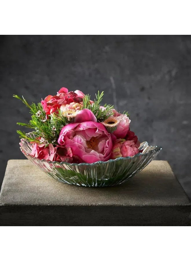 AURORA Oval Fruit Bowl – 33cm Elegant Clear Glass Serving Bowl – High-Quality Oval Design for Fruits, Salads, and Decorative Displays – Durable, Stylish, and Dishwasher-Safe - Image 3