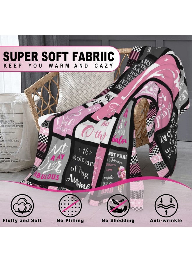 Atokker Atokker Sweet 16 Gifts for Girls - Cozy Blanket 50"x60", 16th Birthday Present for Teens, Unique Party Decoration, Perfect Sweet Sixteen Gift Ideas for Teenage Girls  - Image 3