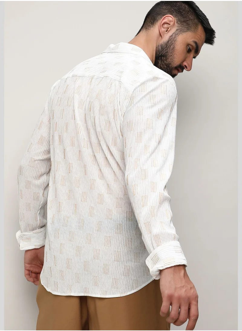 Campus Sutra Printed Shirt