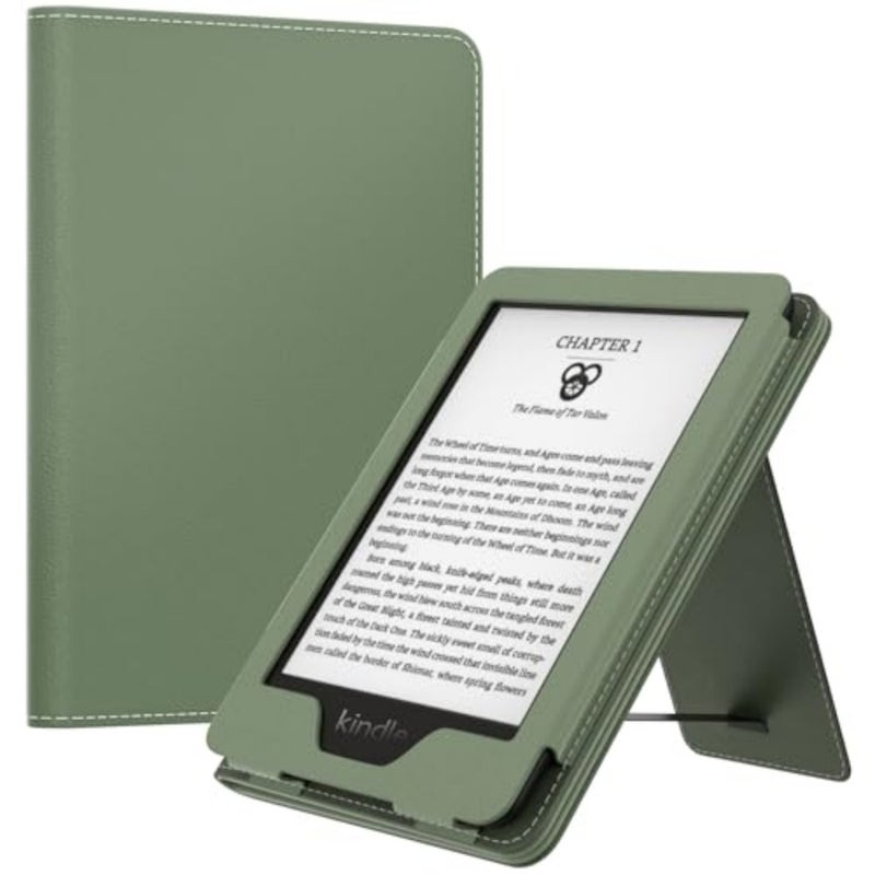 حافظة لجهاز Kindle 11th Generation، 2024/2022، Celadon تناسب Kindle 10th/8th Generation (2019/2016)، غطاء من البولي يوريثان خفيف الوزن للغاية، تنبيه/غفو تلقائي - Image 1